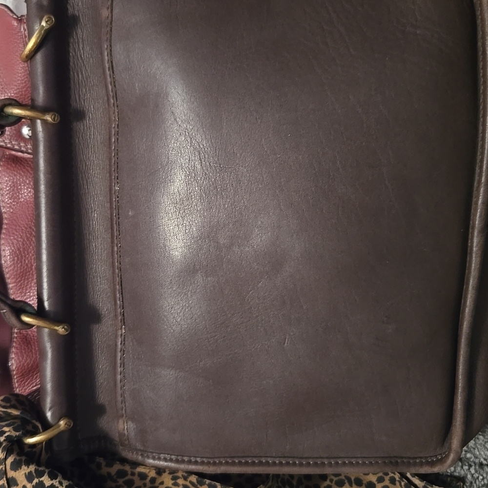 Coach Dark Brown Leather Satchel - Picture 8 of 8
